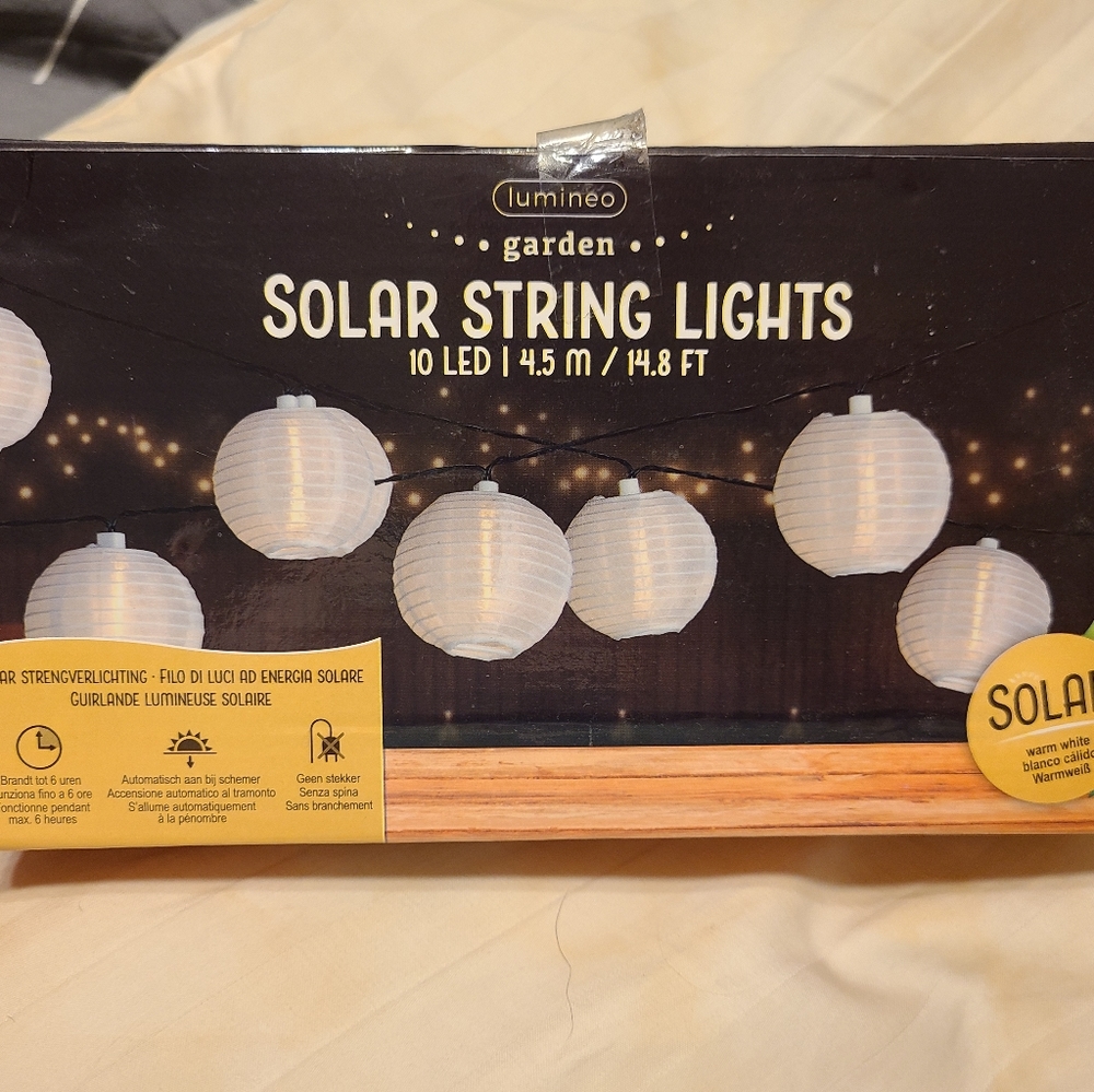 Lumina garden solar string lights